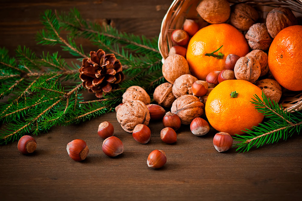 Frutta secca, protagonista a Natale