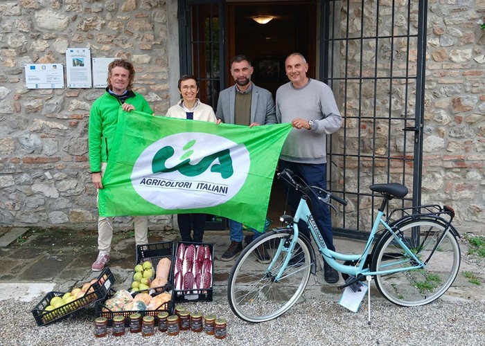 Cia Padova dona prodotti tipici e bici alla Casa famiglia "Aquila e Priscilla"