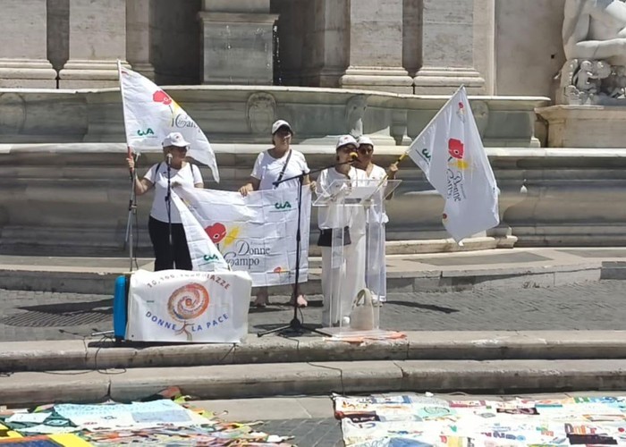 Tessere la Pace: Donne in Campo a Roma alla manifestazione del 21 giugno