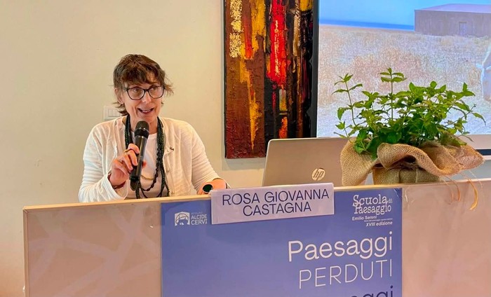 La presidente di Donne in Campo-Cia all’apertura della XVIII Scuola di Paesaggio Emilio Sereni