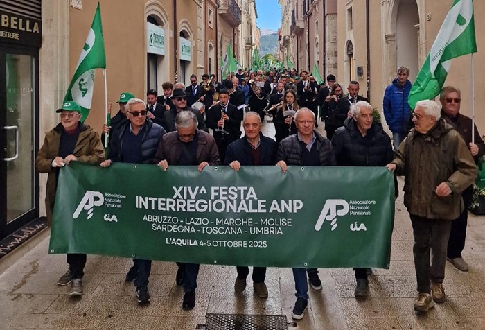 Grande successo per la XIV Festa Interregionale del Pensionato Anp-Cia all’Aquila