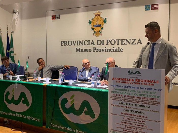 Assemblea Cia Basilicata: clima, fauna selvatica e distretti rurali al centro