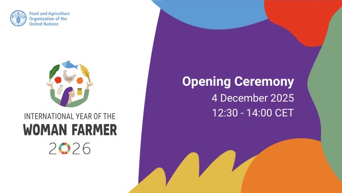 Alla Fao per l’avvio dell’Anno internazionale della Donna Agricoltrice